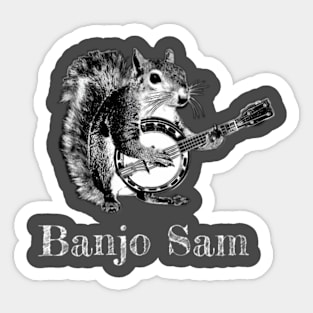 Banjo Sam Sticker